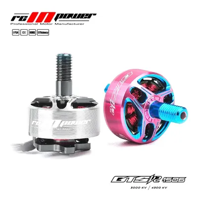 Rcinpower Gts-v2 1506 3000kv 4300kv 4-6s Brushless Motor Titanium Pink For Rc Drone Fpv Racing