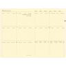 Kalender Horizontal 15 10x15cm Horizontal Leinen 2024