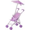 Carrozzina per Bambole Passeggino per Bambolotti Olivias World OL-00005 - Viola/Bianco