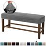 Velvet Elastic All-Inclusive Ultra Soft Bench Cover - Home Fabric Bench Cover - Stretchable and Durable - Perfect for Adding Comfort and Style to Your Bench - Easy to Install and Clean