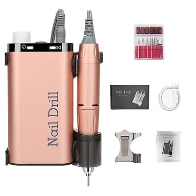 35000RPM Rechargeable USB Professional Electric Nail Drillfor ExfoliatingRemove GelPolish Manicure Salon