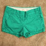 J. Crew Shorts | J.Crew Broken-In 3” Chino Shorts, Sz 00 | Color: Green | Size: 00