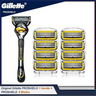 Gillette Fusion PROSHIELD Razor Blades Brand Shaving Machine Washable Manual Safety Shaver Refills