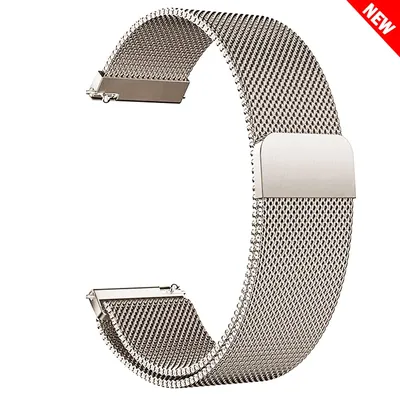 22mm 20mm Band für Samsung Galaxy Watch 5-pro-6-4-Classic Milanese Loop Metall magnetisches Image