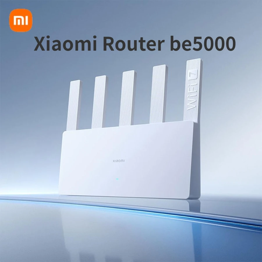 Xiaomi Router Be5000 2,5G Wifi 7 Router Mesh Group 2,4 GHz 5 GHz MLO Dual Band Funktioniert mit Xiaomi mijia App Netzwerk Glasfaser Image