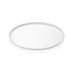 6x Pizzateller Ø 36 cm Porzellan weiß