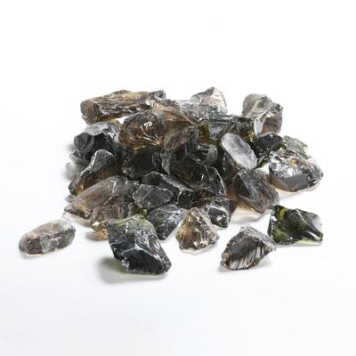 Noble Flame crushed glass: smoky light / helles Rauchquarz [dekoratives crushed glass]: ELLASON 1270 / 1530 Image