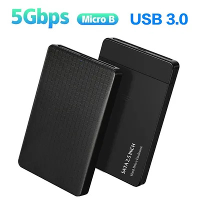 USB 3.0 HDD Enclosure 2.5" SATA External Hard Drive Case 2.5 Inch SSD High Speed Transmission 5 Gbps