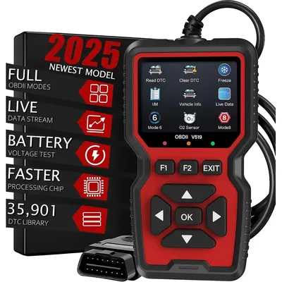 V519 OBD2 Live Data Scanner Professional Mechanical OBDII Diagnostic Code Reader Tool for Check