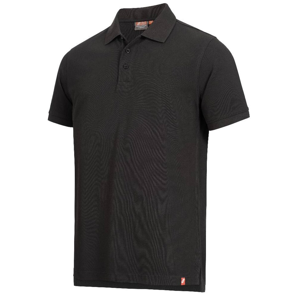 AS Arbeitsschutz Nitras Motion Tex Light Poloshirt | Gr. S | 100% Baumwolle | schwarz