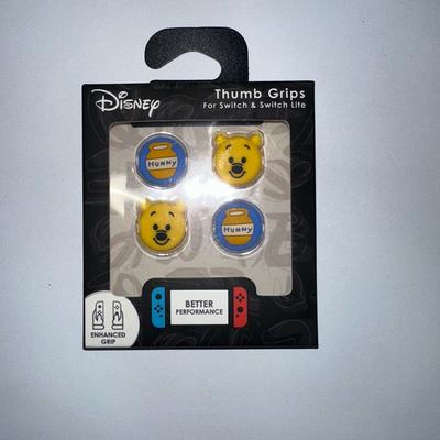 Disney Other | Disney Winnie The Pooh Thumb Grips Thumbstick For Nintendo Switch /Oled New | Color: Blue/Yellow | Size: Os