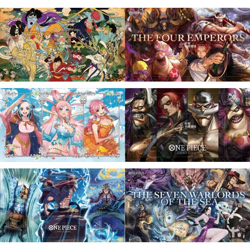 OPCG One Piece Ruffy Nami Charlotte Newgate Anime-Spielmatte, Sammelkartenspielmatte, spezielles Kartenspiel gegen Tischmatte, 60 x 35 cm