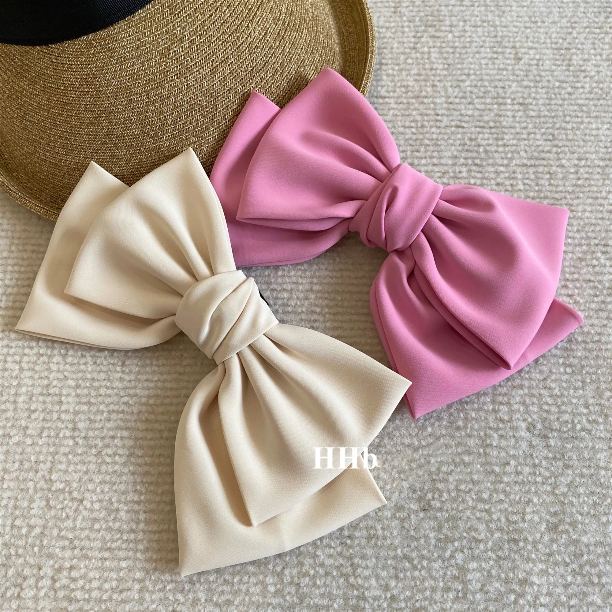 Neue Mode Haar Clips Schmetterling Koreanische Haarspange Bogen Für Mädchen Frauen Herbst Tiara Haarnadel Pferdeschwanz Stil Haar Zubehör Image