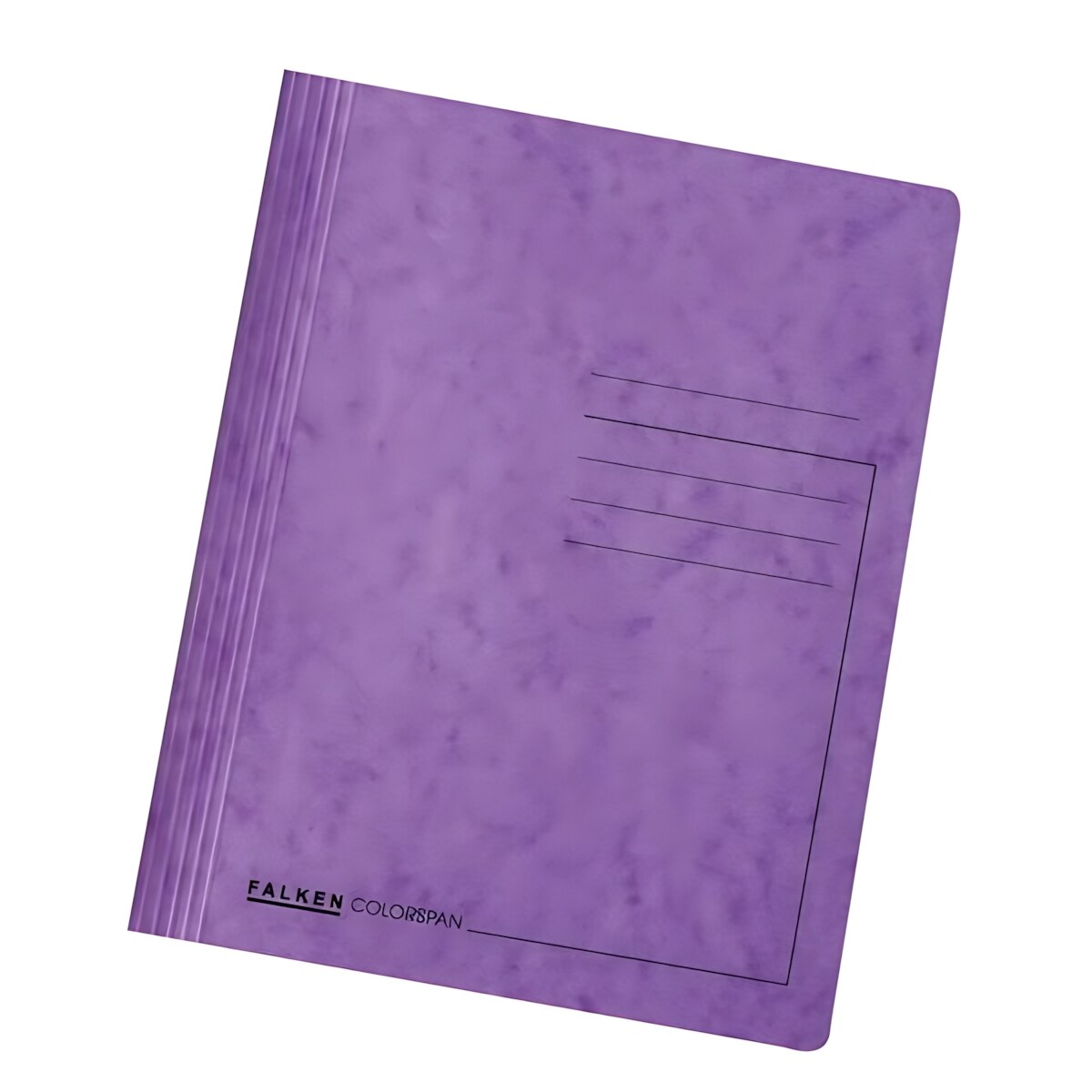 Falken Schnellhefter A4 Karton violett beh.u.kfm.Heftung, 25 Stück Image