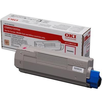 Original OKI 43865722 Toner Magenta