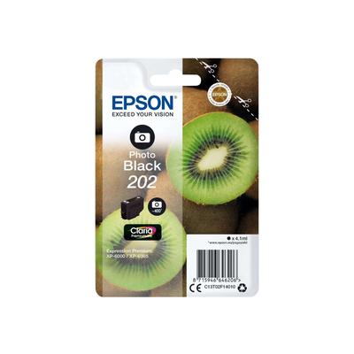 Original Epson C13T02F14010 / 202 Druckerpatrone Foto Schwarz