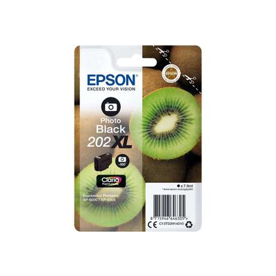 Original Epson C13T02H14010 / 202XL Druckerpatrone Foto Schwarz