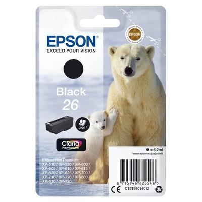 Original Epson C13T26014010 / 26 Druckerpatrone Schwarz Image