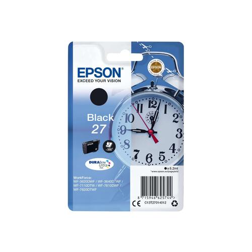 Original Epson C13T27014012 / 27 Druckerpatrone Schwarz