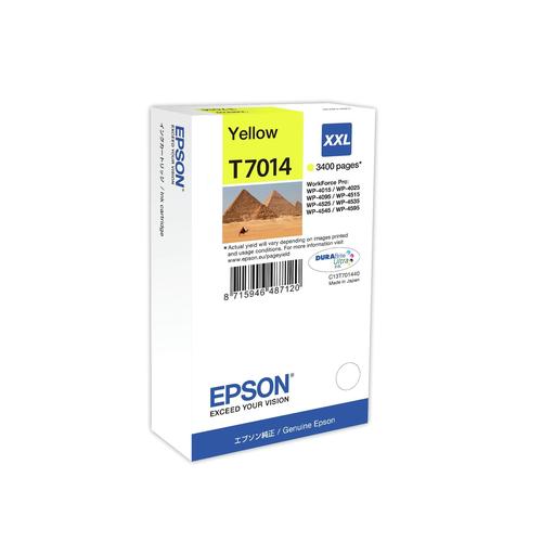 Original Epson C13T70144010 / T7014 Druckerpatrone Gelb