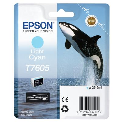 Original Epson C13T76054010 / T7605 Druckerpatrone Light Cyan