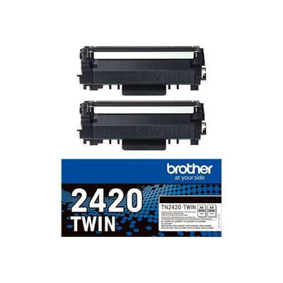 Original Brother TN-2420TWIN Toner Multipack Schwarz