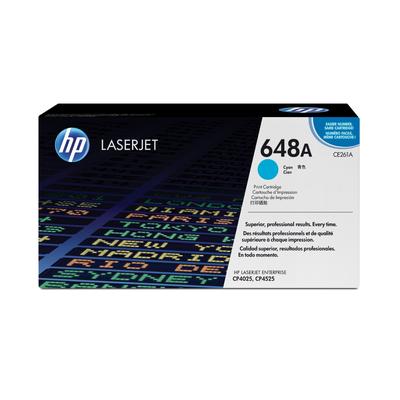 Original HP CE261A / 648A Toner Cyan