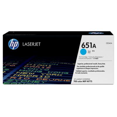 Original HP CE341A / 651A Toner Cyan Image