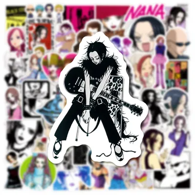 10/30/50pcs Anime NANA Cartoon Stickers Cool Graffiti Sticker Decoration Phone Case Water Bottle