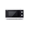 Sharp - YC-MG01E-W - forno a microonde 20L - 800W - controllo analogico - grill - 5 livelli di