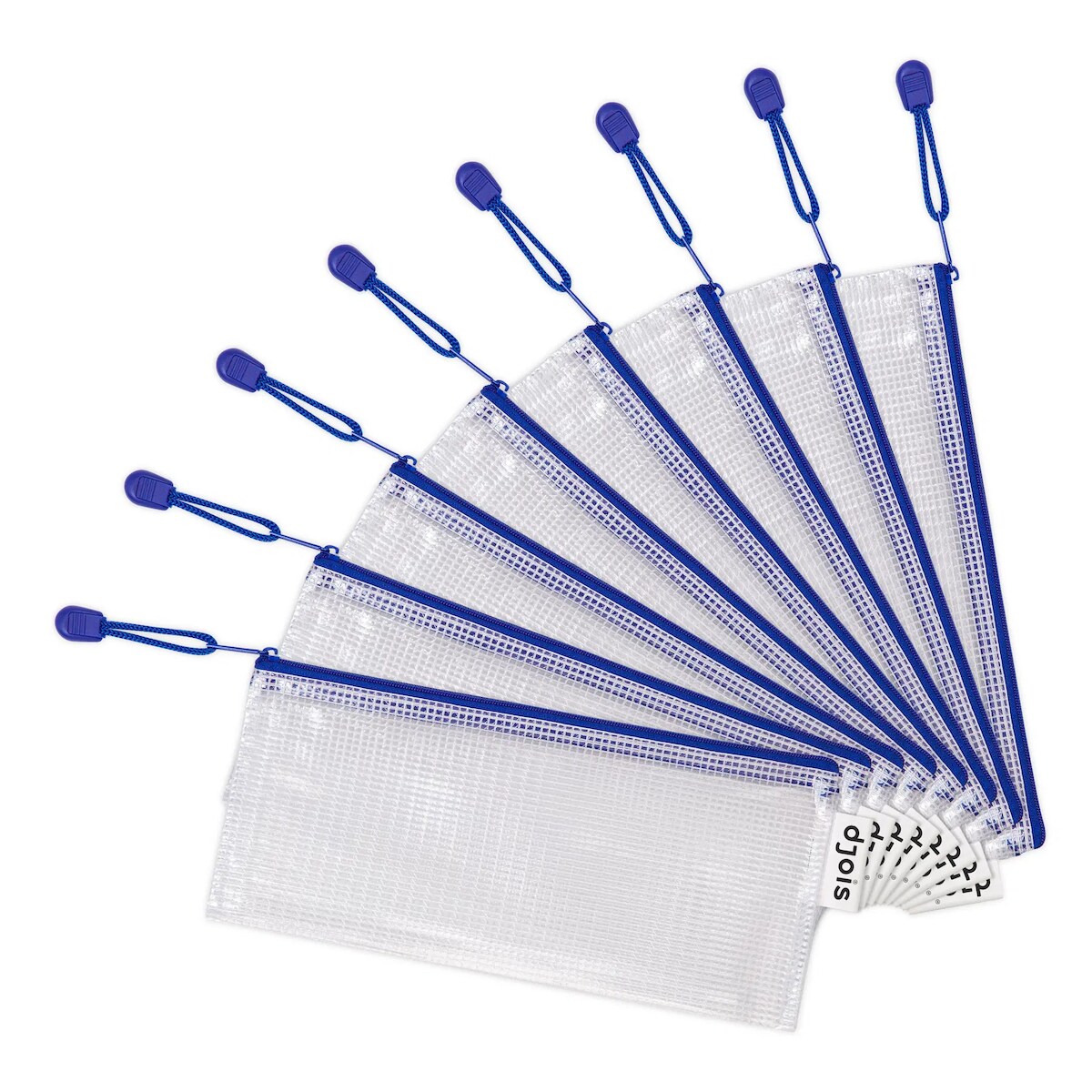 Tarifold Reißverschlusstasche PVC blau DL 250x215mm VE=8 Stück Image