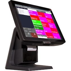 Blitzkasse 15" All-in-ONE Kassensystem für Einzelhandel, Kiosk, Imbiss, Strassenverkauf, Laden: Touschscreen, Bondrucker, Kundenanzeige, Barcodescanner Image