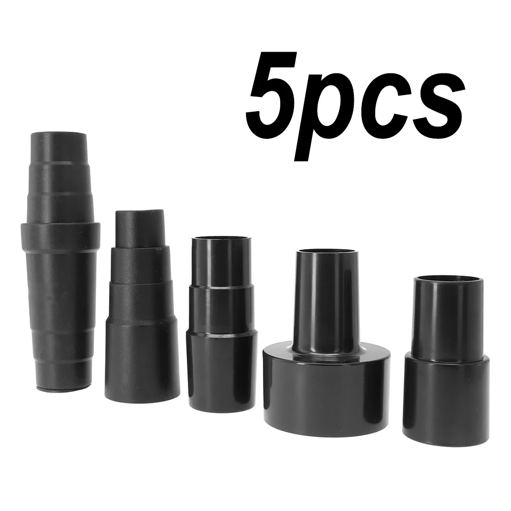 Kit adattatore universale per tubo flessibile per vuoto da 5 pezzi Convertitore riduttore da 1 1/2 pollici a 1 1/4 pollici Connettore per tubo flessibile di estrazione polvere