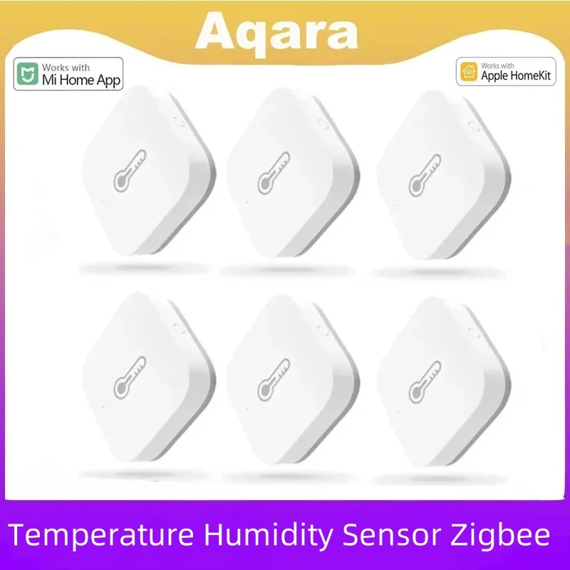 Aqara Temperatur-Feuchtigkeitssensor Zigbee Smart Air Pressure Umgebung Smart Control Smart Home für Xiaomi Mi Home Homekit App Image