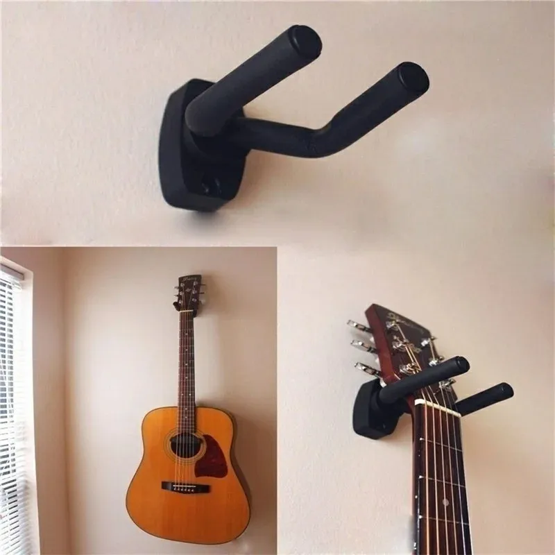 Miwayer 1 Stück Gitarrenhalter Wandhalterung Ständer Teile und Zubehör Home Instrument Display Gitarren Haken Wandaufhänger Gitarrenplektren Image