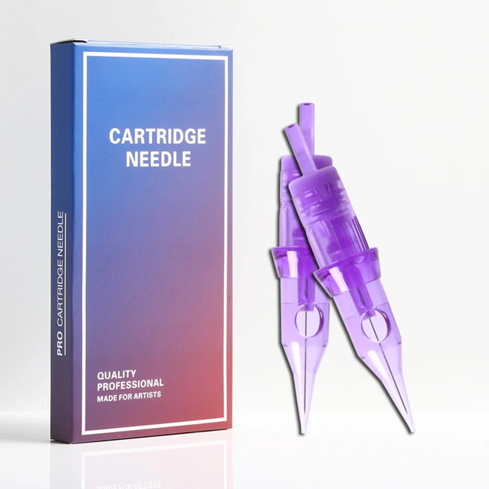10 teile/schachtel Tattoo Nadeln Patrone Einweg Sterilisierte Sicherheit Nadel RS/RL/RM/M1 Mit Membran Für Tattoo Rotary Maschinen Image