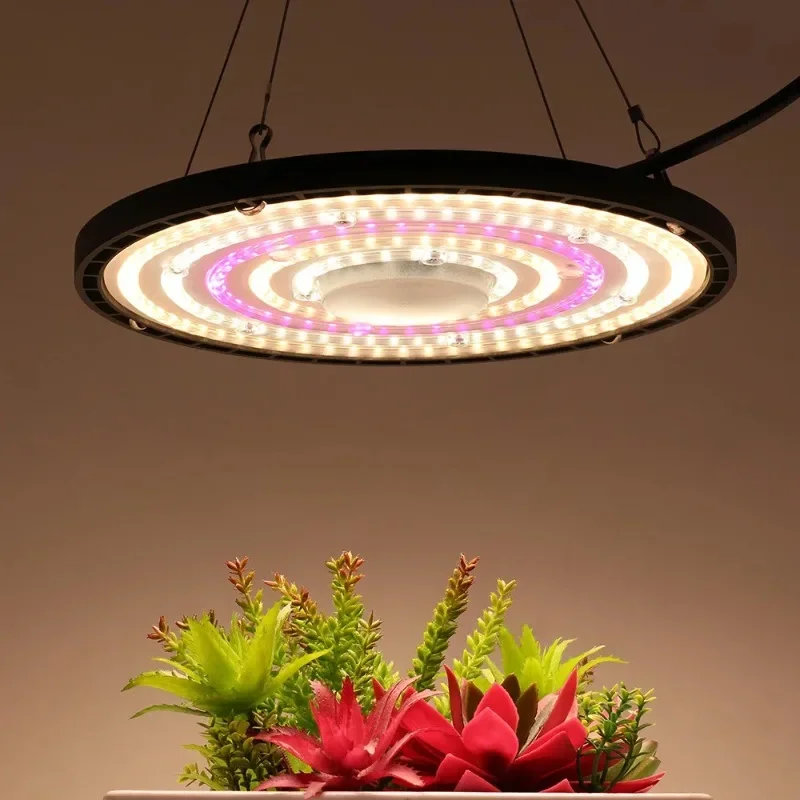 100w 150w 200w Voll spektrum Pflanze wachsen Licht UFO LED Lampe Sonnenlicht hoch ppfd Quanten für Indoor Gewächshaus Zelt Wachstum Beleuchtung Image
