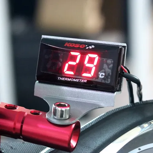 Compteur de température d'eau de moto universel, écran LCD, hygromètre numérique, capteur
