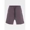 Shorts MOROTAI "MOROTAI Herren Morotai Interlock Shorts", Herren, Gr. L, US-Größen, grau (schwarzgrau), 65% Viskose, 30% Polyester, 5% Elasthan, normal, Hosen