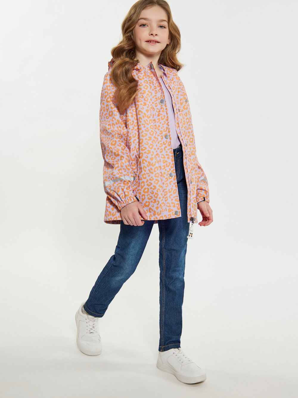 Schmuddelwedda Regenjacke Mädchen orange, 122 Image