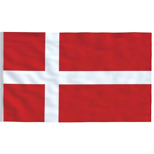 Bonnevie - Flagge Dänemarks 90 x 150 cm vidaXL820353