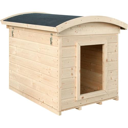 Hundehütte Outdoor kleine Hunde – Hundehaus Holz für Kleiner Rassen, wasserfestes Dach 87 x 102 x