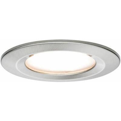 Led Einbauleuchte Nova Coin eisen ø 7,8 cm starr warmweiß Einbauleuchte - Paulmann