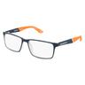 Superdry SDO Bendosport Herren-Brille inkl. Gläser Vollrand Eckig Kunststoff-Gestell 56mm/17mm/145mm, blau