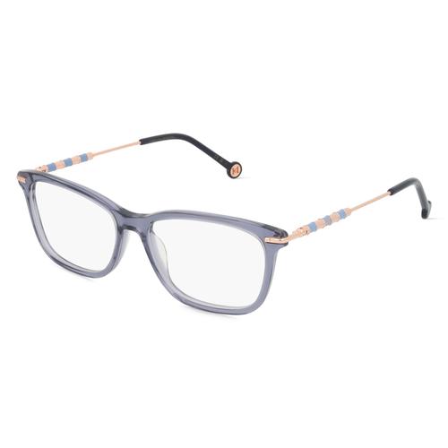 Carolina Herrera 0102 Damen-Brille inkl. Gläser Vollrand Eckig Acetat-Gestell 52mm/15mm/145mm, blau