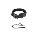 collare e guinzaglio tattico per cani collare tattico per cani. Set di guinzaglio per collare da addestramento per cani in nylon militare regolabile con maniglia di controllo e fibbia in metallo per