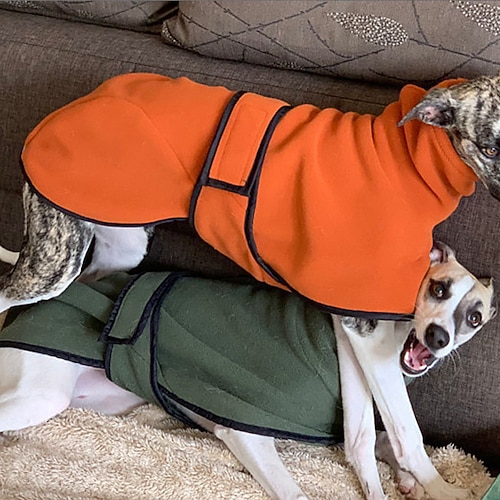 Hundemantel, Haustierkleidung, modischer Stehkragen, warmer Klettverschluss, niedlicher Schalmantel tx5145 Image