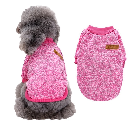 Hundemantel, Hundekleidung, Strickwaren, Hundepullover, weich, dick, warm, Welpen-Hunde-Shirt, Winter-Welpen-Hundepullover für Hunde Image