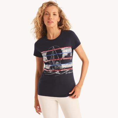 Sequin Sailing Graphic T-Shirt