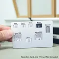 Set adattatore per scheda SIM e custodia porta scheda NANO SIM con ago per pin del telefono Sim di qualità, set convertitore per scheda Nano Micro Sim